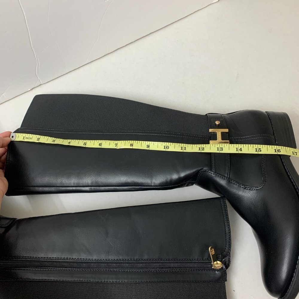 Tommy Hilfiger Suprem2 Tall Riding Boot Black - Picture 11 of 14